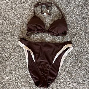 Abercrombie and Fitch Brown Bikini Set